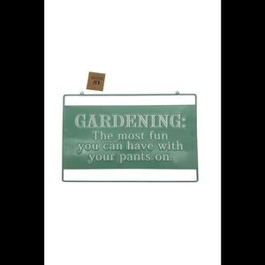 Ultimate Innovations Inspirational Gardening Sign Fun
